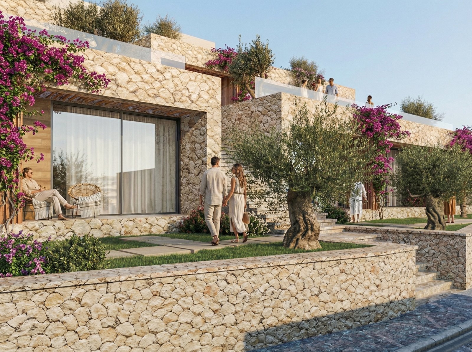 TERRACED MEDITERRANEAN RESIDENCES