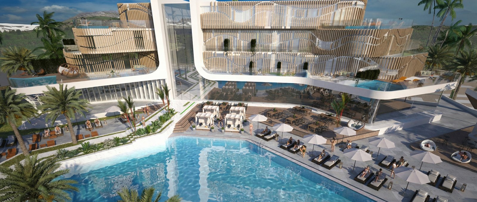 Hotel Resort – Arkitekturë Fluide & Dizajn Eksperiencial
