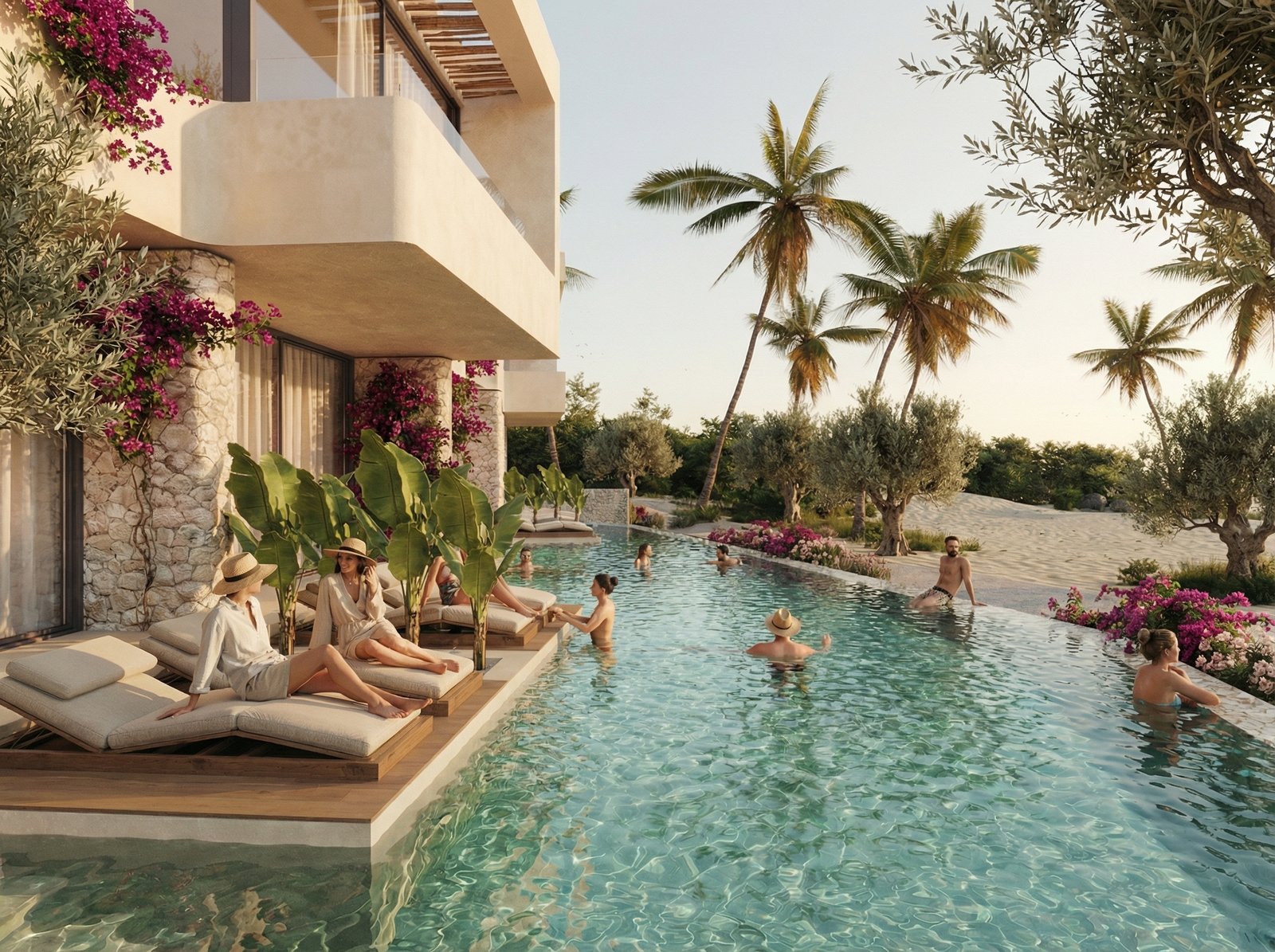 TERRACED MEDITERRANEAN RESIDENCES