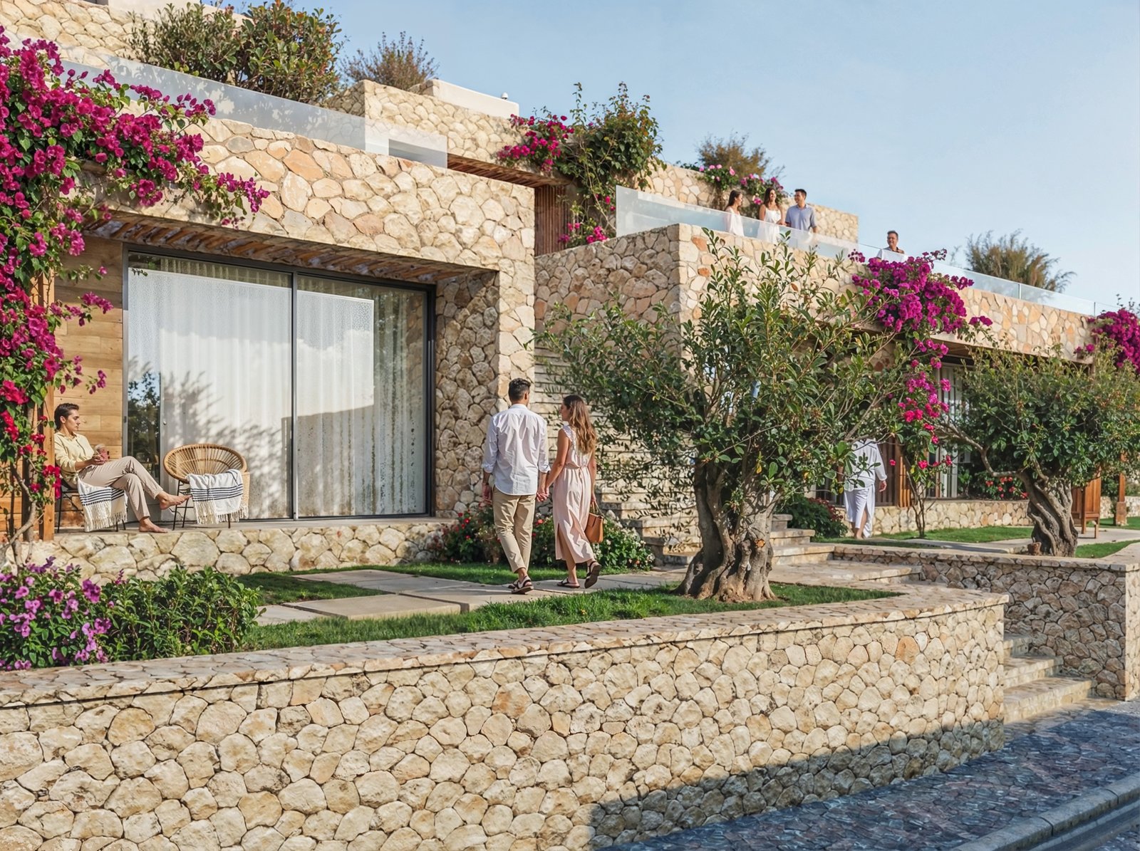 TERRACED MEDITERRANEAN RESIDENCES