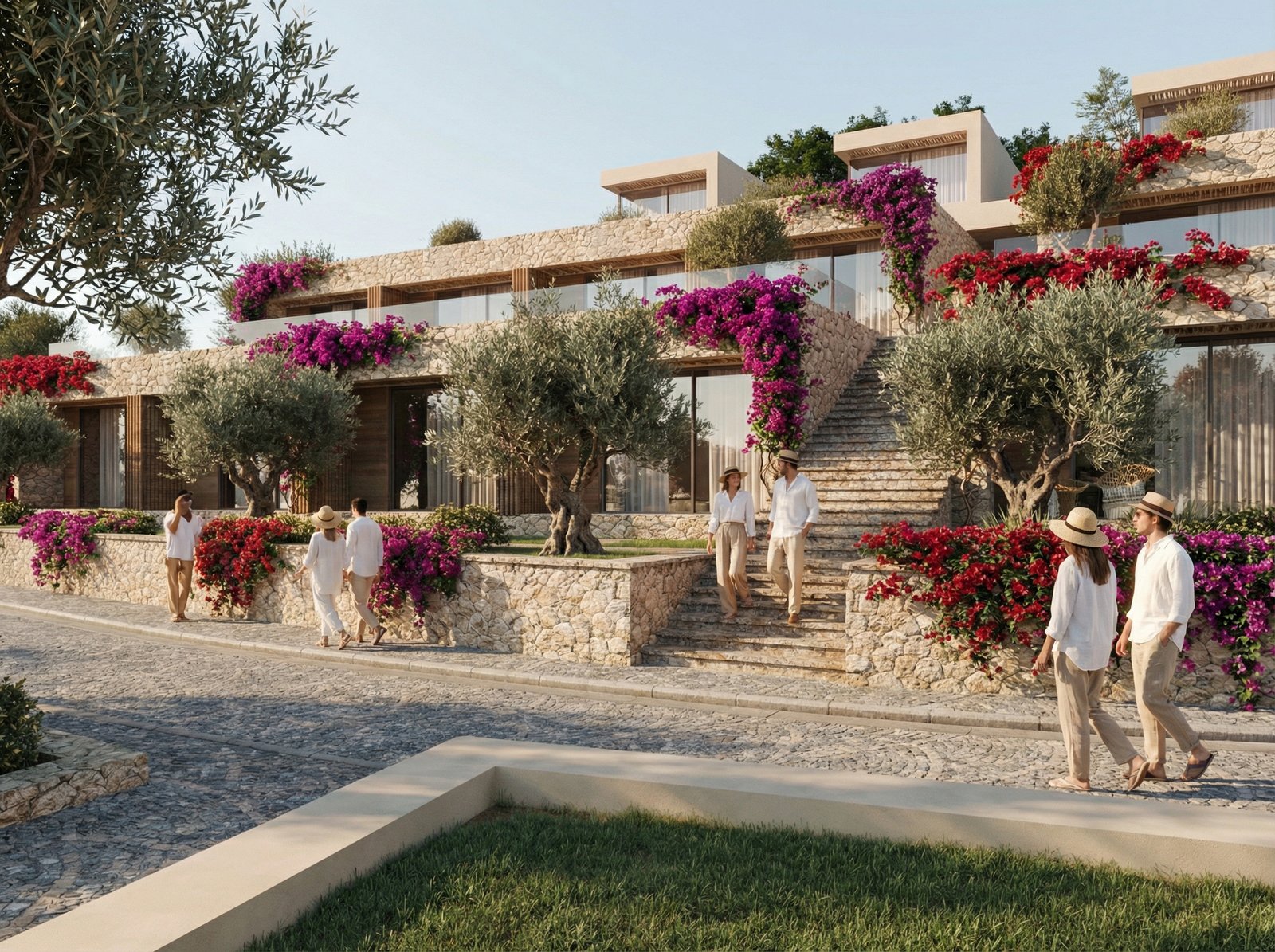 TERRACED MEDITERRANEAN RESIDENCES