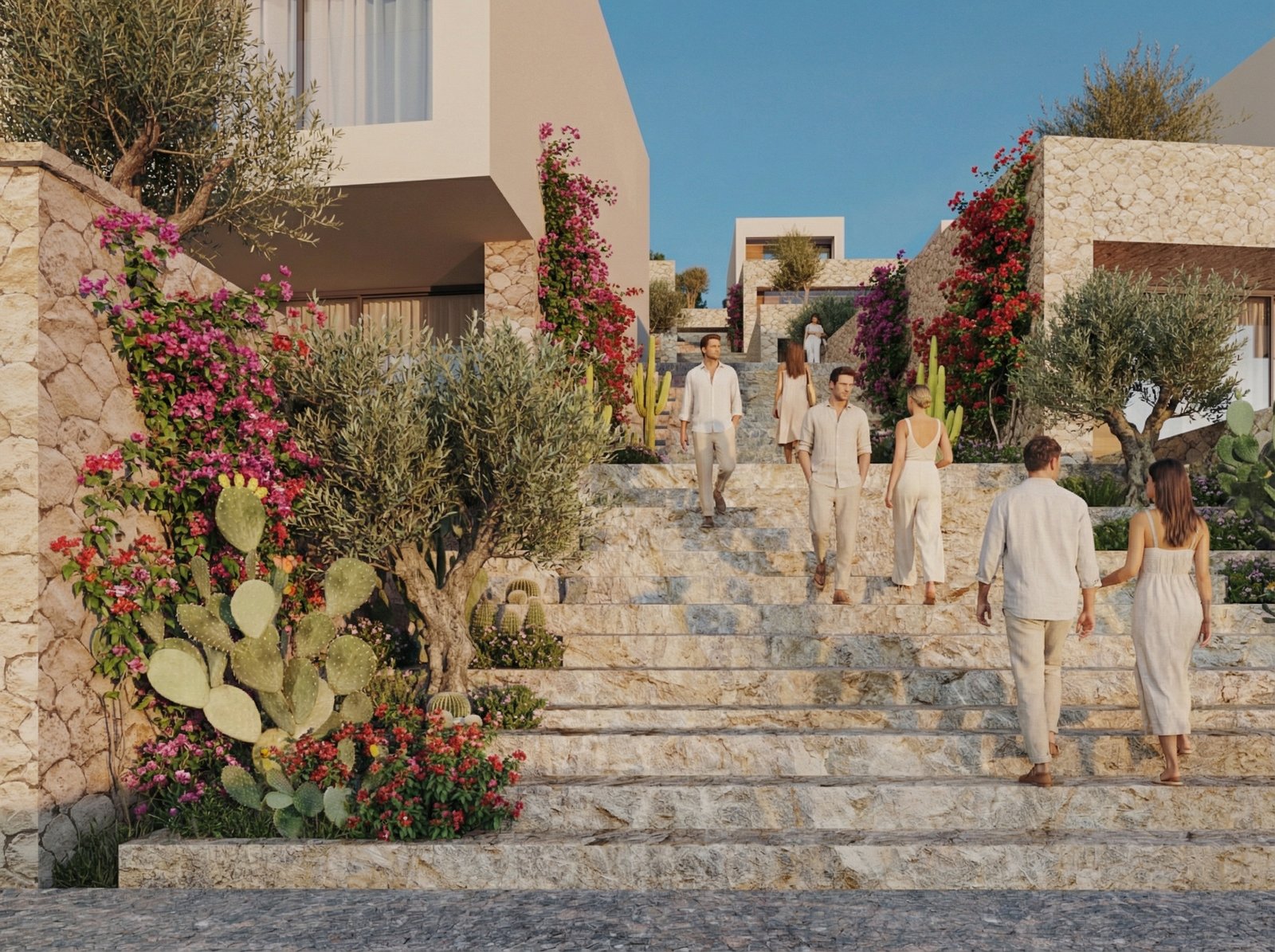 TERRACED MEDITERRANEAN RESIDENCES